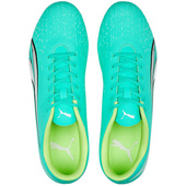 Turkusowe buty piłkarskie Puma Ultra Play FG/AG 107224 03