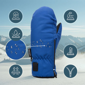 Rękawice zimowe Meteor Orel  XXS granatowy/czarny