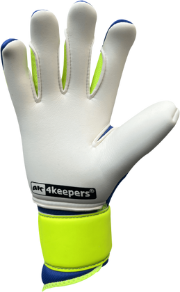 Niebiesko-seledynowe rękawice bramkarskie 4Keepers Equip Breeze NC - Junior