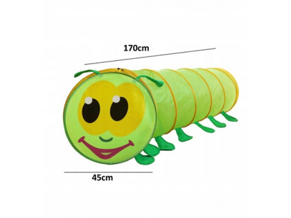 Tunel Animacyjny usztywniany namiot gąsienica zielona 1,7m