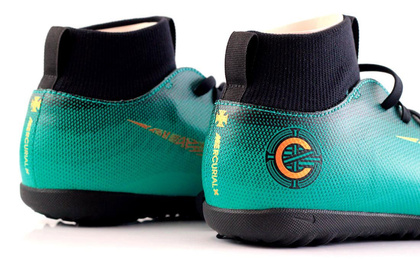 Buty Nike Mercurial Superfly Club CR7 TF AJ3088-390 JR
