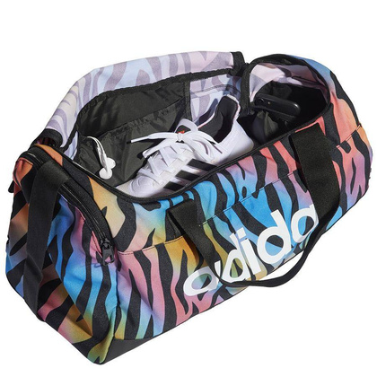Kolorowa torba Adidas Tailored Graphic Duffel Bag HC7227