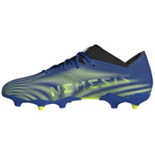 Granatowo-seledynowe buty piłkarskie korki Adidas Nemeziz.2 FG FW7412