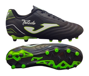 Czarno-seledynowe buty piłkarskie Joma Toledo 2501 TOJW2501FG