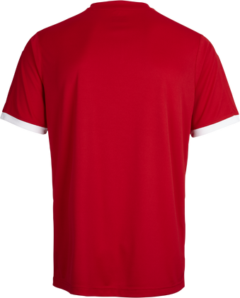 Czerwona koszulka Hummel Core SS Poly Jersey 003636