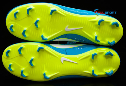 Niebiesko-żólte buty piłkarskie Nike Mercurial Victory Njr DF FG 921486-400 JR