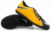 Żółto-czarne buty piłkarskie na halę Nike Hypervenom Phade IC 852583-801 JR