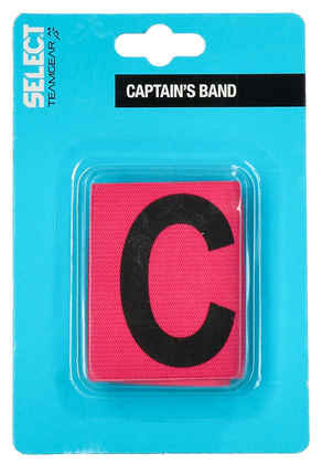 Różowa opaska kapitańska Select 870022 - Senior