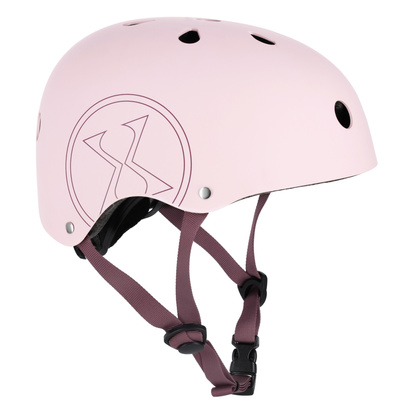 MTW001-1 KASK CIEMNO-RÓŻOWY ROZM. M(55-58CM) NILS EXTREME