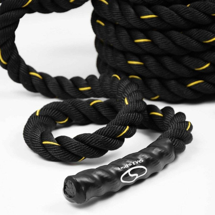 Czarna lina treningowa SMJ EX100 Battling Rope 