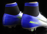 Szaro-niebieskie buty piłkarskie Nike Mercurial Victory DF FG NJR 921506-407