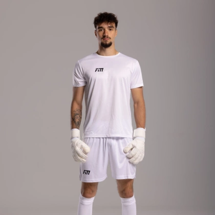 Białe rękawice bramkarskie Football Masters Invictus X All White