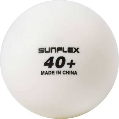 Białe piłeczki do tenisa stołowego Sunflex Outdoor Balls 6 szt. 20611