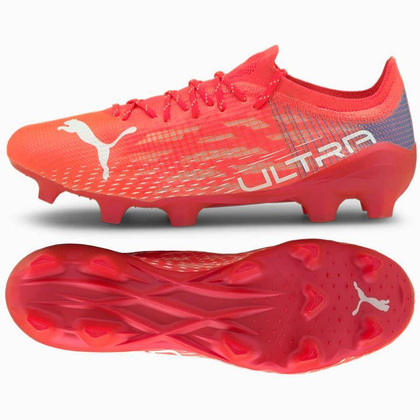 Czerwone buty piłkarskie Puma Ultra 1.3 FG/AG 106477 02