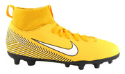 Żółto-czarne buty piłkarskie Nike Mercurial Superfly Club Neymar MG AO2888-710 JR