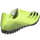 Seledynowo-czarne buty piłkarskie turfy Adidas X Ghosted.4 TF FW6917