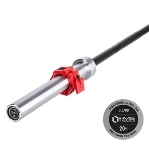 GCF700 GRYF OLIMPIJSKI 20 KG 2200MM + ZACISK ZG1000 RED HMS PREMIUM