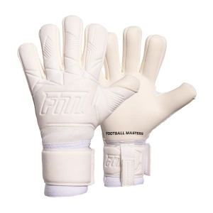 Białe rękawice bramkarskie Football Masters Varis X All White