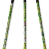 Czarno-zielony kij do unihokeja Eurostick Splash 95 cm