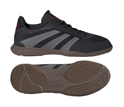 Czarno-szare buty piłkarskie Adidas Predator League IN ID3827 - Junior