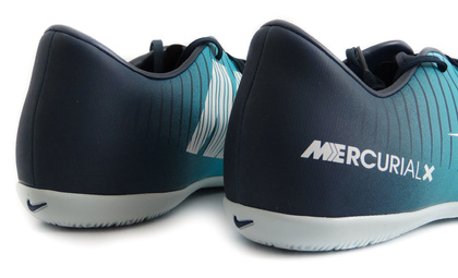 Niebieskie buty piłkarskie na halę Nike MercurialX Victory IC 831966-404