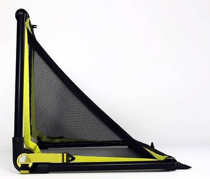 Czarna bramka do piłki nożnej BAZOOKAGOAL 120x75 cm