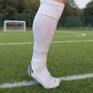 Getry/ skarpety piłkarskie białe bez stóp 37-41