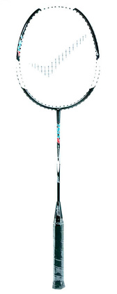 Czarno-biała rakietka do badmintona Allright Pro 750