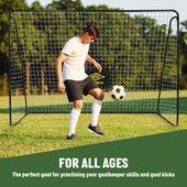 BRAMKA DO PIŁKI NOŻNEJ Z SIATKĄ 300x205x120CM UMBRO