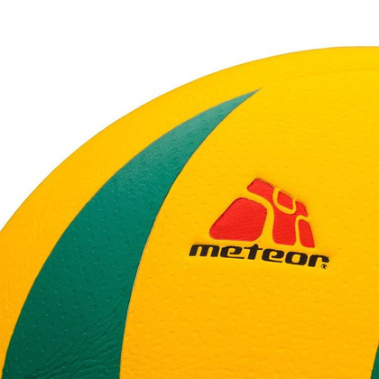 Żółto-zielona piłka siatkowa Meteor Nex 10075 - rozmiar 5