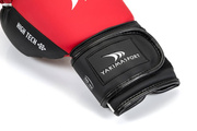 Czerwono-czarne rękawice bokserskie Yakimasport High Tech Viper 14oz 