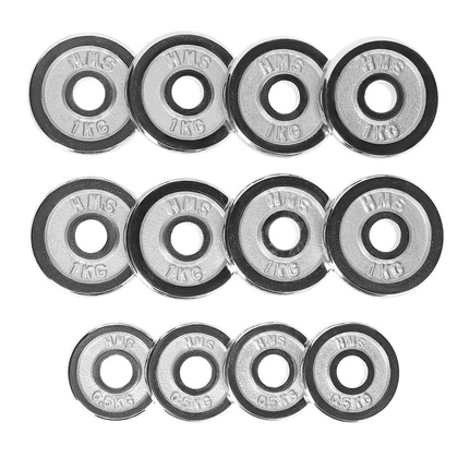 STC15 SZTANGIELKI REGULOWANE W WALIZCE CHROMOWANE 15KG HMS