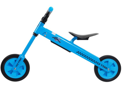 Niebieski rowerek biegowy składany TCV-T700