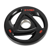 TOX05 CZARNY TALERZ OLIMPIJSKI OGUMOWANY 5 KG HMS