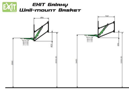 Kosz naścienny EXIT Galaxy