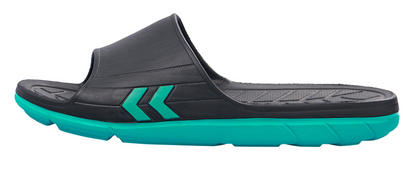 Czarno-turkusowe klapki Hummel Jensen Sandal 60451-7364