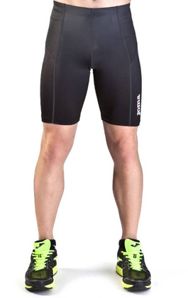Grafitowe spodenki do biegania legginsy Joma Tight Elite V 100397.110