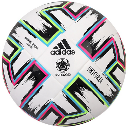 Biała piłka nożna Adidas Uniforia League 350g FH7357 Junior rozmiar 4
