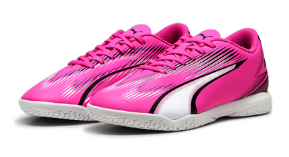 Różowe buty piłkarskie Puma Ultra Play IT 107766 01