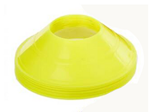 Żółte wysepki, stożki, kapturki, grzybki treningowe Yakimasport Mini 100660