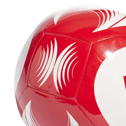Biało-czerwona piłka nożna Adidas Starlancer Club H60464