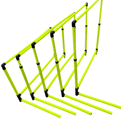 Zestaw żółty płotek treningowy regulowany 68-106 cm 100864 (5 szt.)