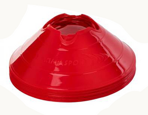 Czerwone wysepki, stożki treningowe pod laskę Niebieskie wysepki, stożki treningowe pod laskę 100634