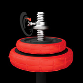 SGGX20 SZTANGIELKI REGULOWANE GUMOWANE 20KG HMS