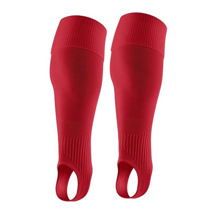 Czerwone getry piłkarskie Nike Performance Stirrup Team SX5731-657
