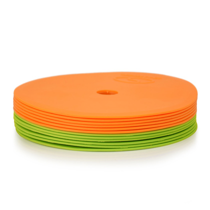 Pomarańczowo-zielone znaczniki pola SMJ sport ZPO-OG (12 szt.)