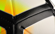 Bialo-pomarańczowa piłka nożna Nike Strike Repl Ordem SC3147-100 r4