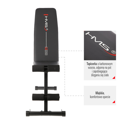 LS1203 ŁAWKA DO ĆWICZEŃ SKŁADANA HMS