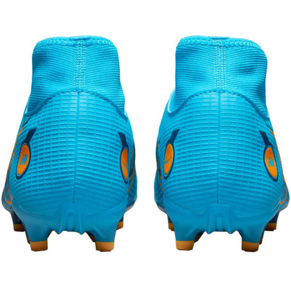 Turkusowe buty piłkarskie korki Nike Mercurial Superfly 8 Academy FG/MG DJ2873 484
