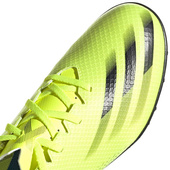 Seledynowo-czarne buty piłkarskie turfy Adidas X Ghosted.4 TF FW6917